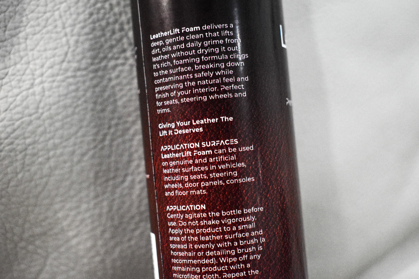LeatherLift Foam